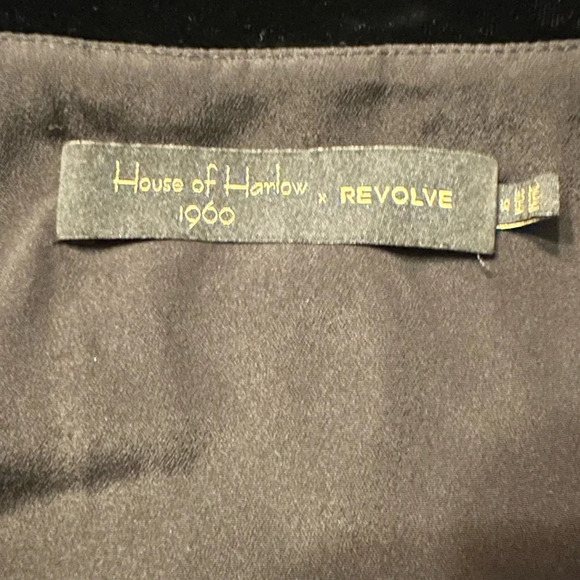 REVOLVE XS Mini Dress House of Harlow 1960 Multi Stripe WovenVelvet Stripes(T) - Picture 4 of 15